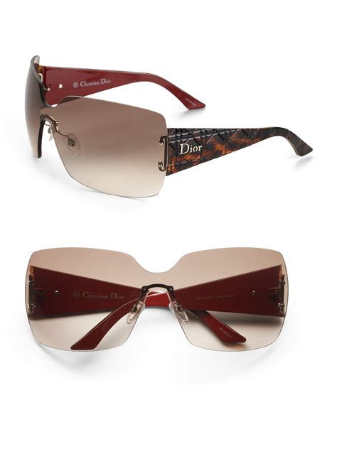 dior rimless sunglasses